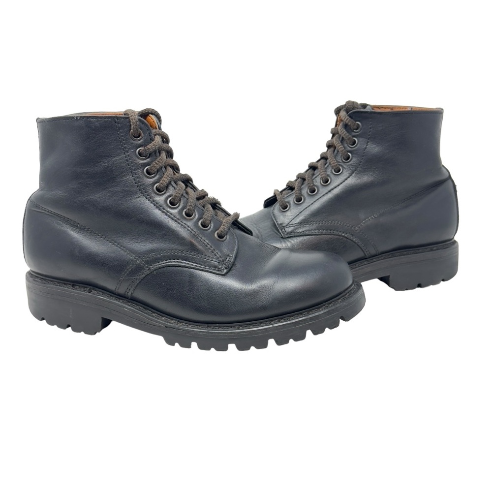 LL Bean Vintage Combat Boots Black Leather women’s 8 M